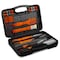 Hastings Home 18-piece Wood BBQ Grill Tool Set Stainless Steel Barbecue Accessories with Wooden Handles and Case 984900INX - alternate 1